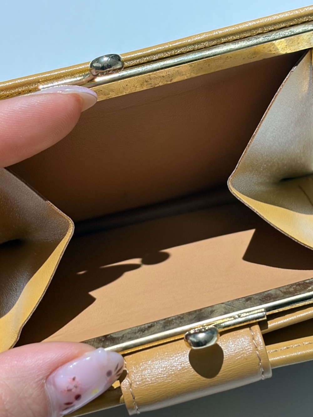 Celine Brown Monogram Wallet with Tan Trim - Picture 6 of 6